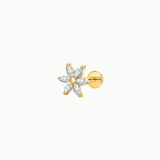 Daisy Flat Back Stud