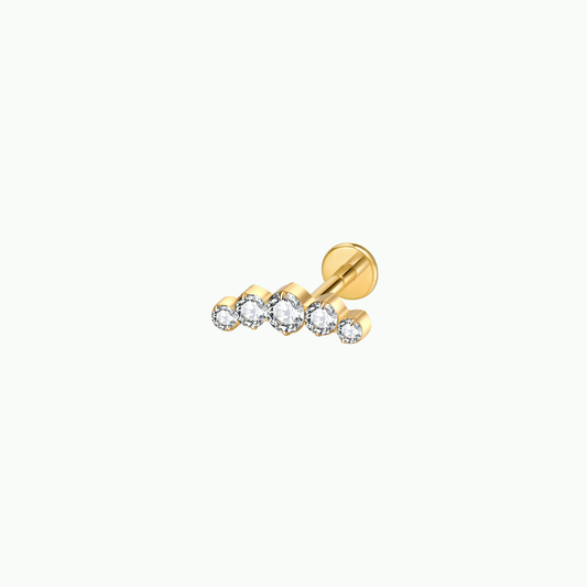 Celeste Flat Back Stud