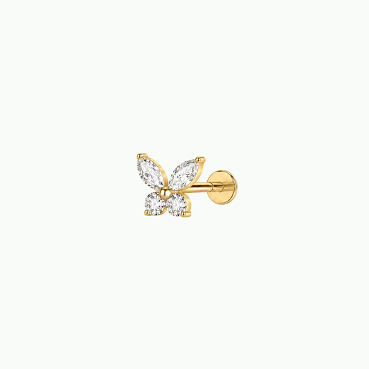 Butterfly Flat Back Stud