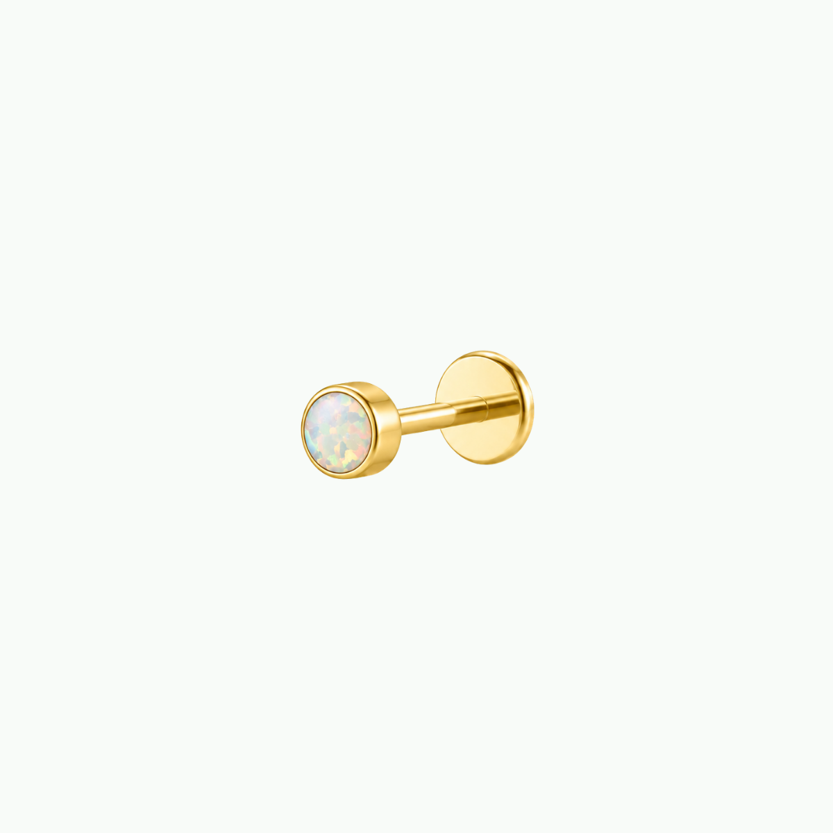 Opal Flat Back Stud