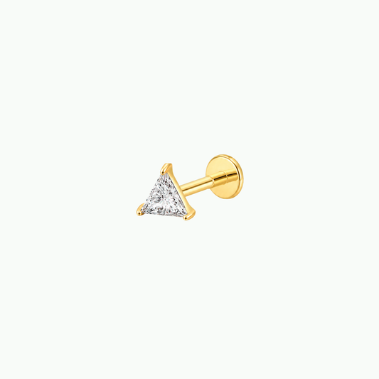 Trillion CZ Flat Back Stud
